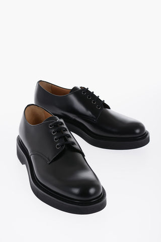 Scarpe Derby In Pelle Spazzolata 