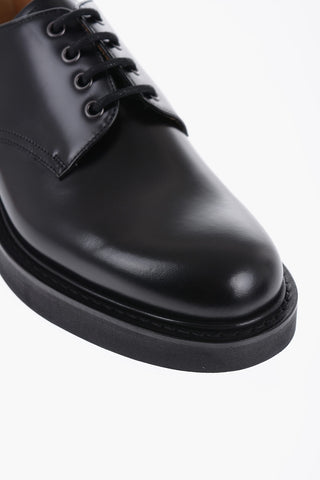 Scarpe Derby In Pelle Spazzolata 