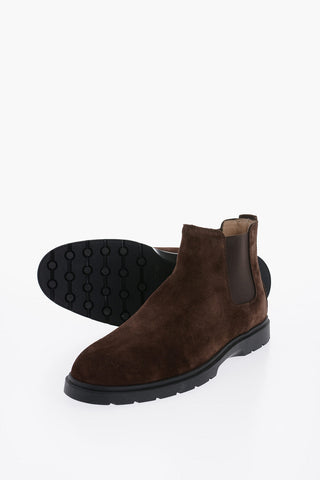 Suede Leather Chelsea Boots