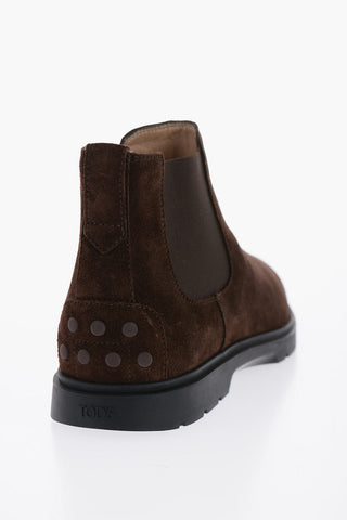 Suede Leather Chelsea Boots