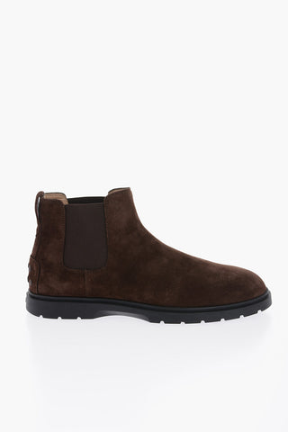 Suede Leather Chelsea Boots