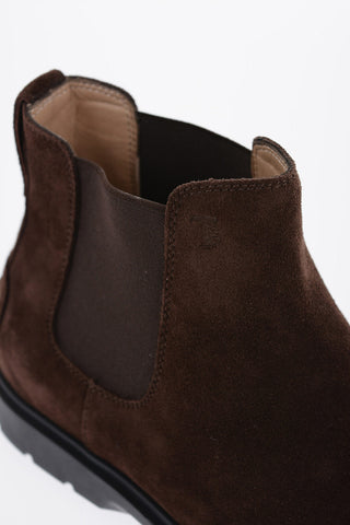 Suede Leather Chelsea Boots