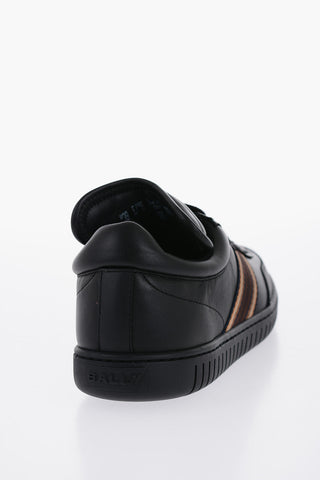 Mocassino In Pelle Martellata Con Banda A Contrasto