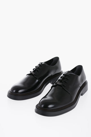 Brushed Leather Derby Shoes