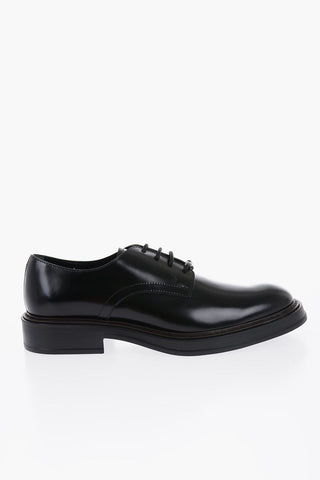Scarpe Derby In Pelle Spazzolata 