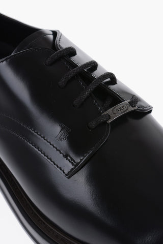 Scarpe Derby In Pelle Spazzolata 
