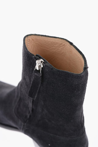 Pointed Suede Leather Boots
