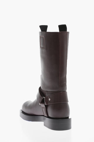 Stivali Mid BIKER in Pelle