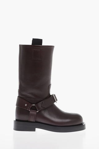 Stivali Mid BIKER in Pelle
