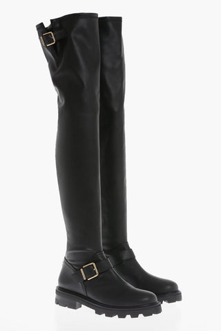 Over the Knee BIKER Boots with Carrion Sole
