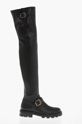 Over the Knee BIKER Boots with Carrion Sole