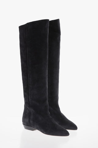 Suede Knee-Lenght CITY Boots