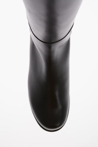 Fabric and Leather HALFNHALF Pull-On Boots