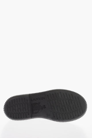 Wool Tweed ARPEGE Chelsea Boots with Platform Sole