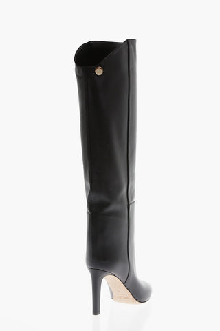 Stivali Pull-On Al Ginocchio ALIZZE con Design a Punta 9cm