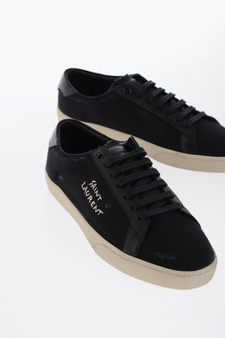 Fabric SIGNA Low-Top Sneakers With Embroidered Logo