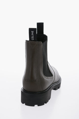 Leather MARGARET Chelsea Boots With Tank Sole