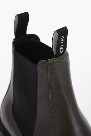 Leather MARGARET Chelsea Boots With Tank Sole