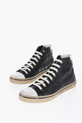Leather MALIBU High-Top Sneakers