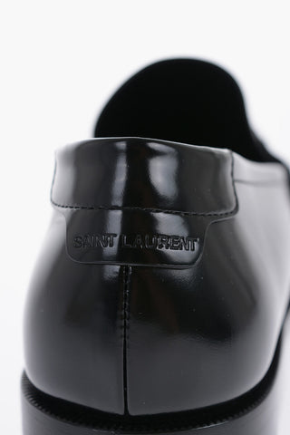 Brushed Leather Penny Loafers