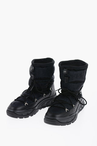 Monogram Print Snow Boots