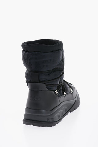 Monogram Print Snow Boots
