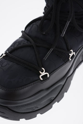 Monogram Print Snow Boots