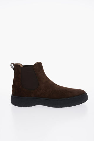 Suede Leather Chelsea Boots