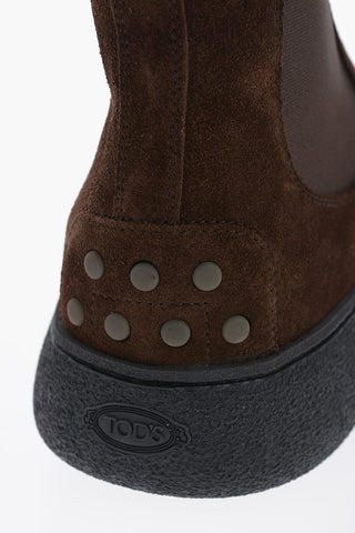 Suede Leather Chelsea Boots