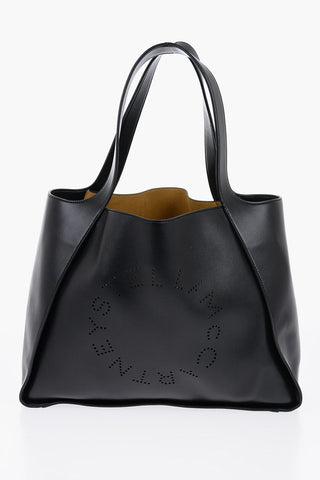 Vegan Leather With Perforated Logo