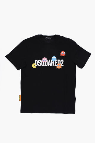 PAC-MAN Printed RELAX Crew-neck T-Shirt