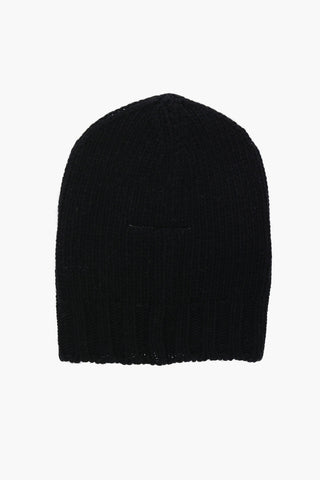MM6 Wool Blend Beanie with Contrasting Logo