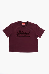 RED TAG Uni-Rundhals-T-Shirt mit erhabenem Logo