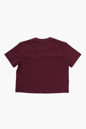 RED TAG T-Shirt Girocollo in Tinta Unita con Logo in Rilievo
