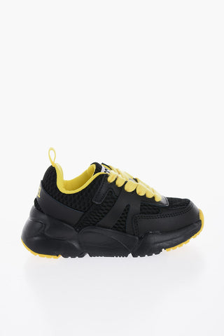Sneakers Basse S-MILLENIUM in pelle con Dettagli Traforati