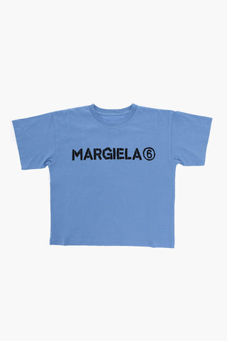 MM6 Oversize-T-Shirt mit Rundhalsausschnitt und kontrastierendem Logo