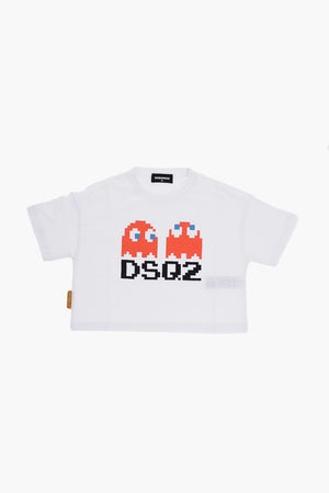 PAC-MAN T-Shirt Girocollo Stampata