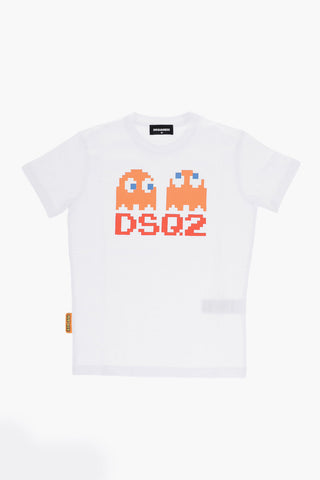 T-shirt Girocollo COOL FIT  con Stampa Pac-Man