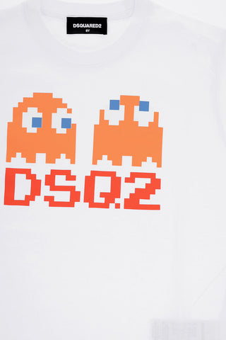 T-shirt Girocollo COOL FIT  con Stampa Pac-Man