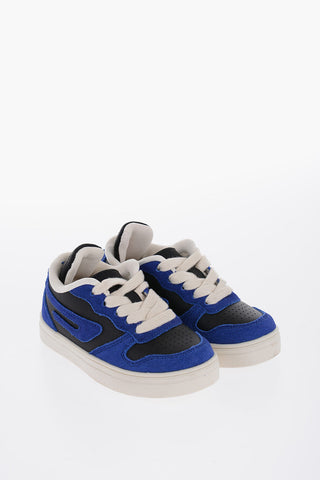 Sneakers basse S-UKIYO in Pelle e Suede Bicolore