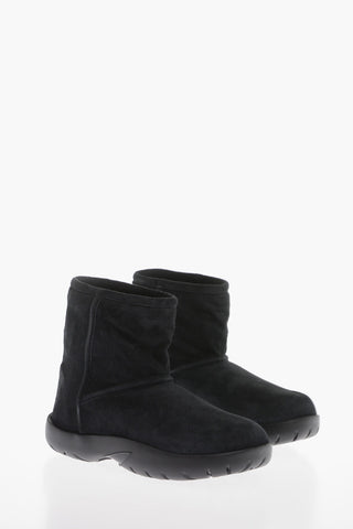 Stivaletti in Suede con Fodera in Shearling