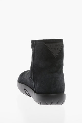 Stivaletti in Suede con Fodera in Shearling