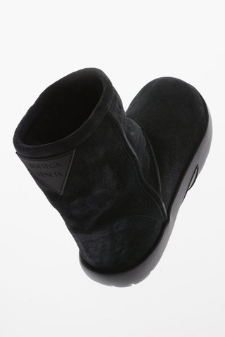 Stivaletti in Suede con Fodera in Shearling