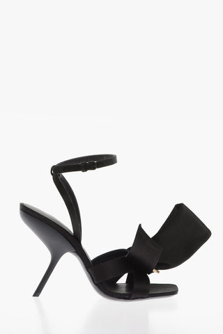 Sandali in Satin HELENA con Fiocco Frontale 10,5cm