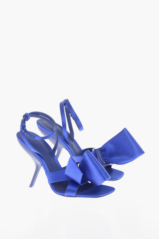 Sandali in Satin HELENA con Fiocco Frontale 10,5cm