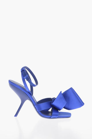 Sandali in Satin HELENA con Fiocco Frontale 10,5cm