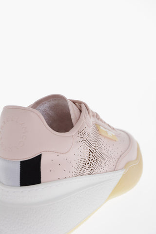 Perforated Detail LOOP Eco-Leather Sneakers