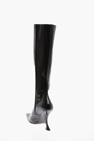Stivali Al Ginocchio ROCKET con Tacco Wedge 10cm