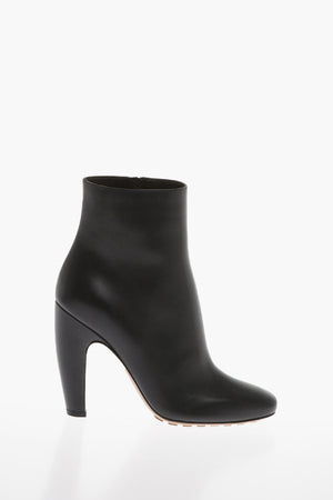 Stiefeletten aus Leder POMPEI mit Innenreißverschluss 11 cm