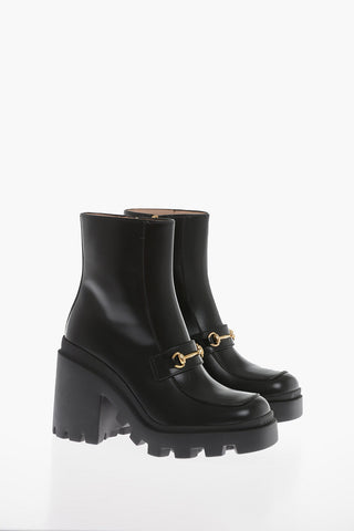 Leather MAGNUM Booties with Front Morset 9cm
